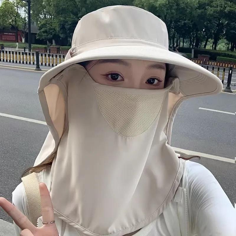 Full Coverage UV Protection Sun Hat with Breathable Face Shield and Neck Protector
