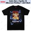 Geeks Rule X Paprika 15 Silkscreen Printing Tshirt Black