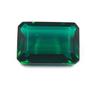 53.05 Carat Superior Quality Green Moldavite Emerald Shape Lab Created Certified Gemstone SN457