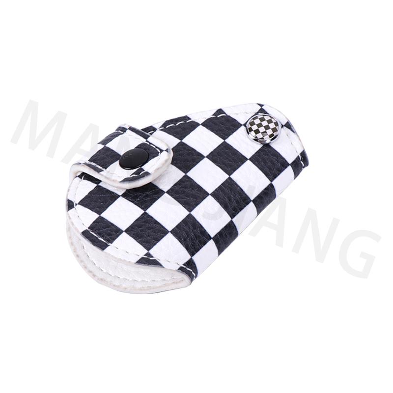 BLH1 Car Smart Key Case Cover Leather Union Jack Key Bag For Mini Cooper F54 F55 F56 F57 F60 R55 R56 R57 R60 R61 Auto Accessories