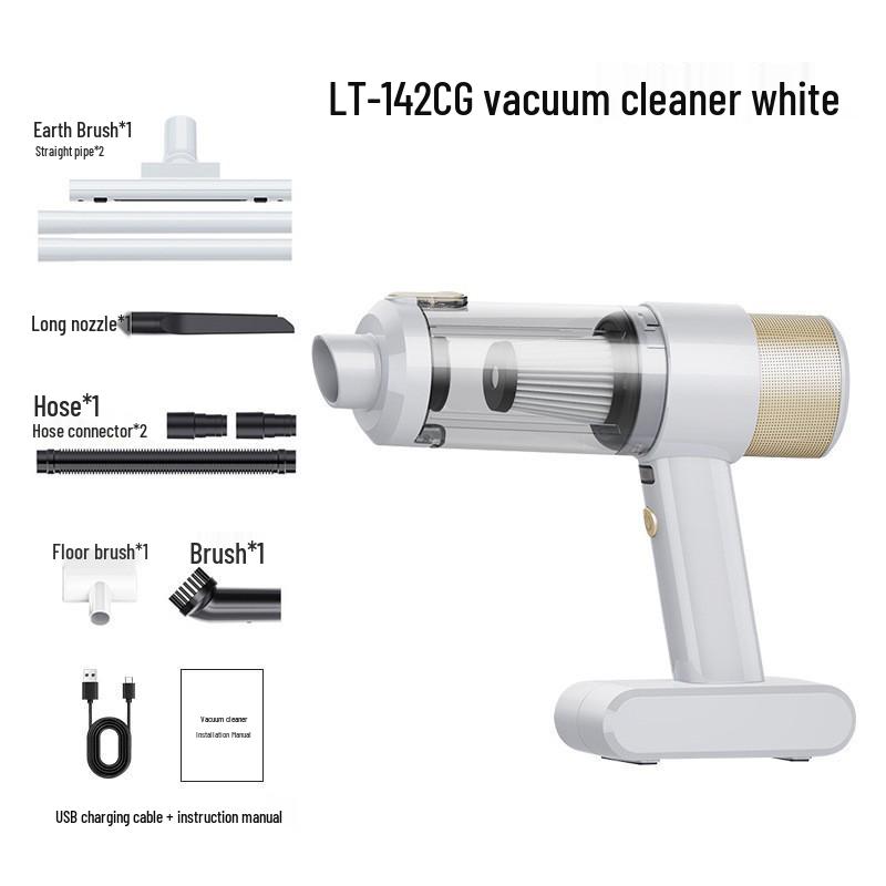 Wireless Cross-Border Car & Home Vacuum Cleaner: High-Power Handheld with Strong Suction