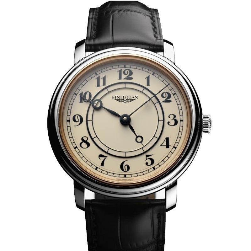 

Мужские ретро часы кожаные часы кварцевые аналоговые деловые наручные часы подарок на день рождения ежедневное украшение