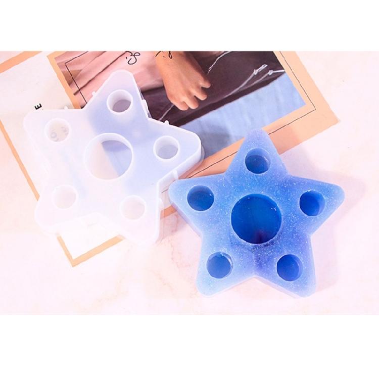 Silicone Mould Porous Candle Holder Mold Candle Stand Mould Jewelry Making Tool