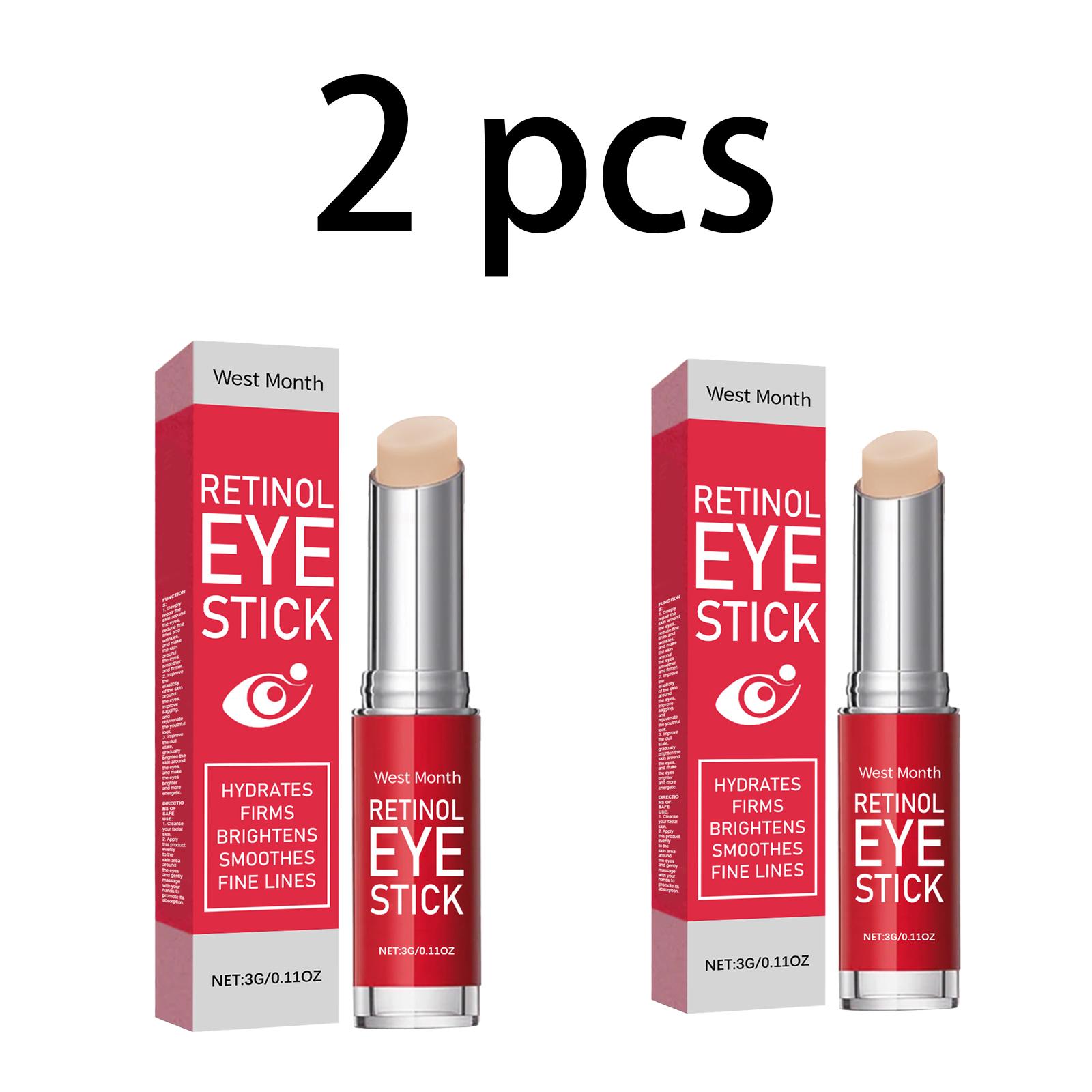 West&Month Ретиноловый крем-стик для глаз Укрепляющий, Увлажняющий, Осветляющий Массаж вокруг глаз Для области вокруг глаз 3г