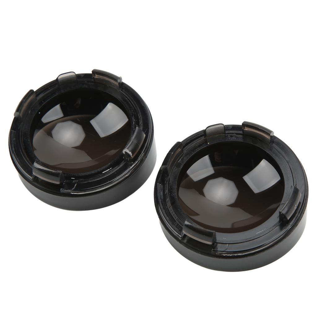 Pair Motorcycle Turn Signal Light Lens Cover Front Rear Replacement for TOURING FLHX FLTRI FLHRS