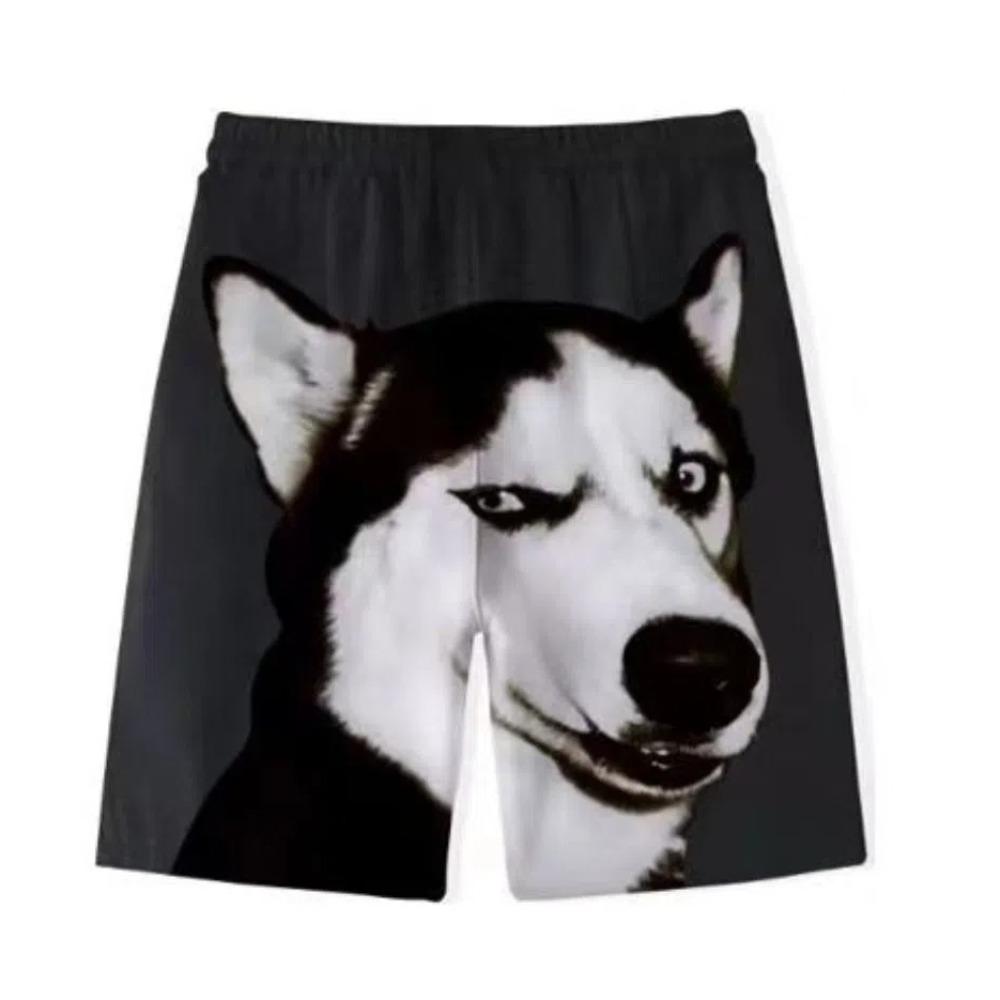 

Животное Забавные Шорты с Собакой 3D Принтом Трусы Шорты Повседневные Мешковатые Домашние Штаны Пляжная Одежда L
