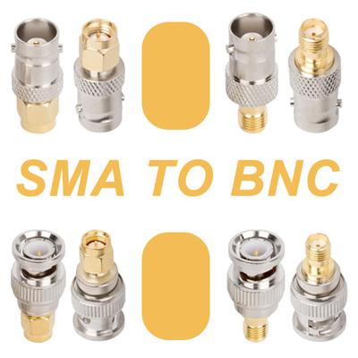 5/20Pcs SMA Male BNC Female Plug Socket RF Connector for Antenna Extension Cable Adapter