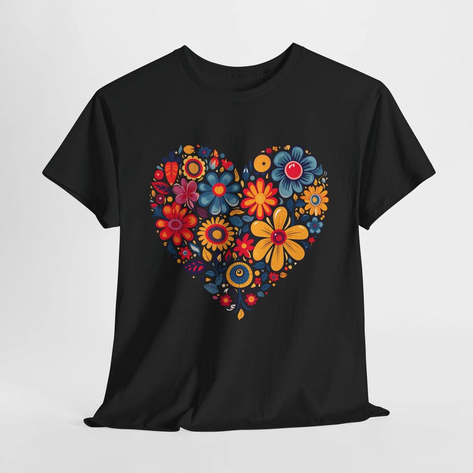 Retro Flower Power T-Shirt | Groovy Hippie Love Tee | Vintage 70s Shirt 2XL