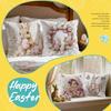 Easter Decorations Cushions Pillowcase Polyester Cushion Cover Throw Pillow Pillowcover Home Car Sofa Decor