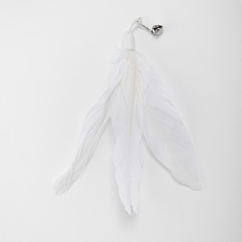 Cat Funny Stick Long Rod Cork Handle Spring Funny Cat Stick Cat Interactive Toy Unbreakable With Bell