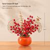 JINGRUIXIANG Decorative Persimmon & Red Fruit Pot