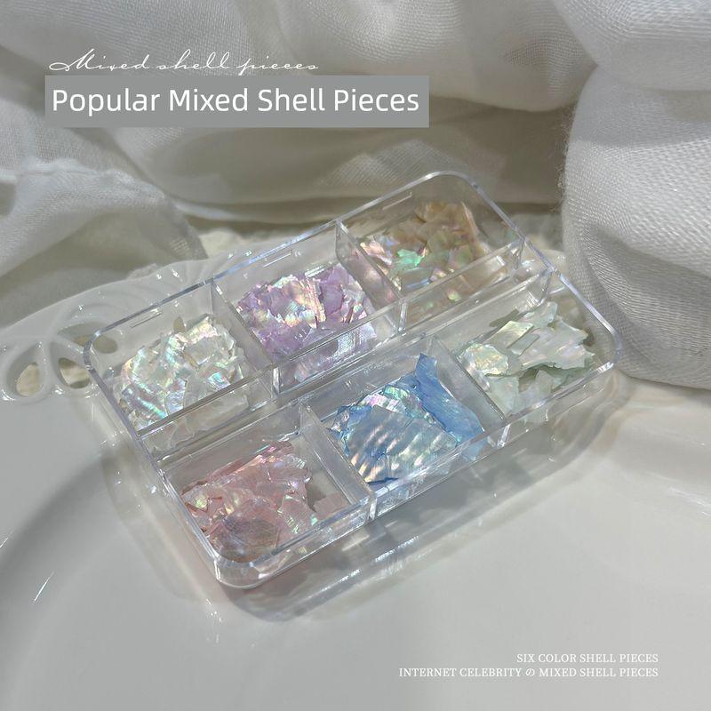 

Gaoy Goya Ultra-Thin Mica Shell Pieces Trendy Iridescent Fairy-Like Acetate Nail Art Material Fragments Nail Decorations Internet Celebrity Mixed Shell Pieces 01