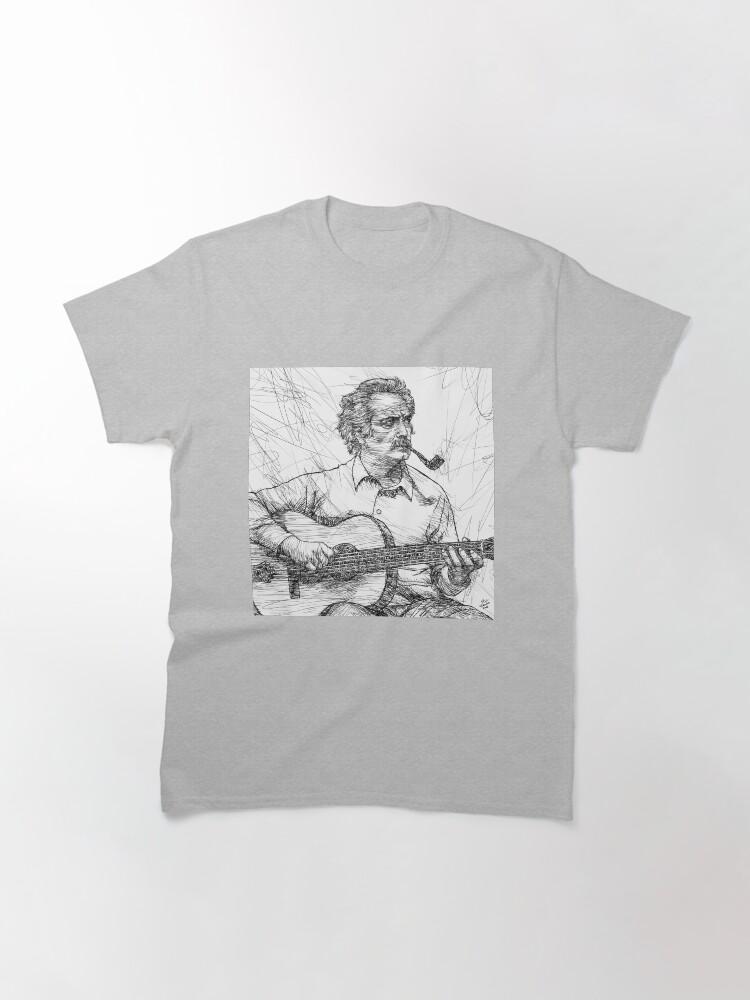 Georges Brassens GEORGES BRASSENS Tuscheporträt .1 Klassisches T-Shirt