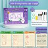 Penmanship & Logic Puzzle Calligraphy Practice Workbook for Early Education