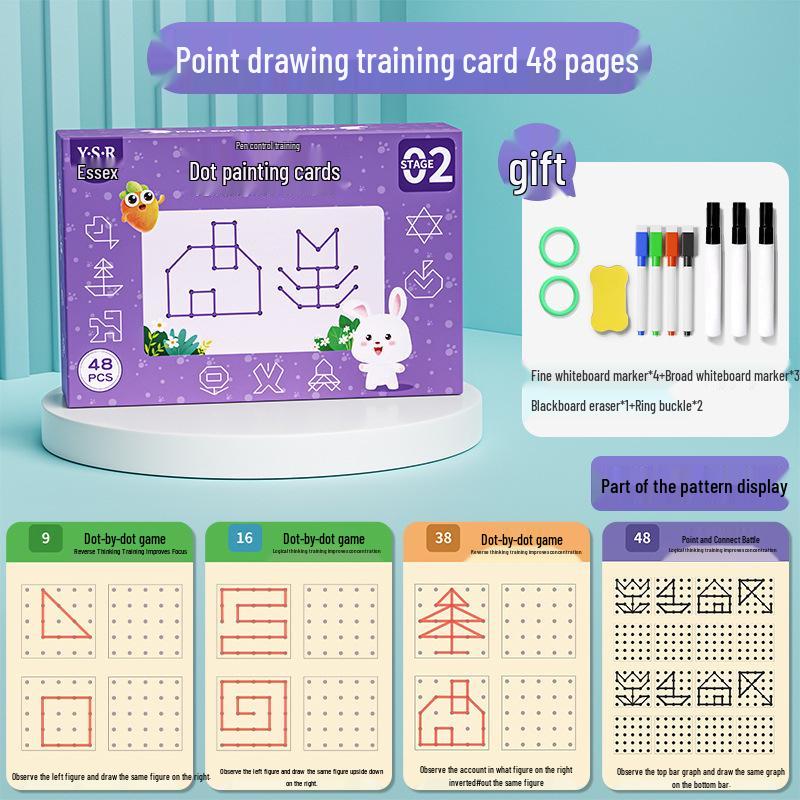Penmanship & Logic Puzzle Calligraphy Practice Workbook for Early Education
