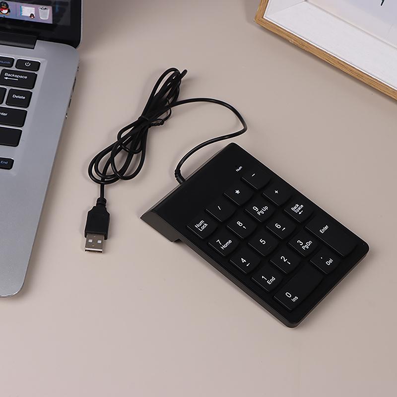 1Pc Universale Tastierino Numerico Usb Wire Mini Tastiera Numerica Per Laptop Desktop Pc Computer Tastiera Numerica 18 Tasti Tastiera