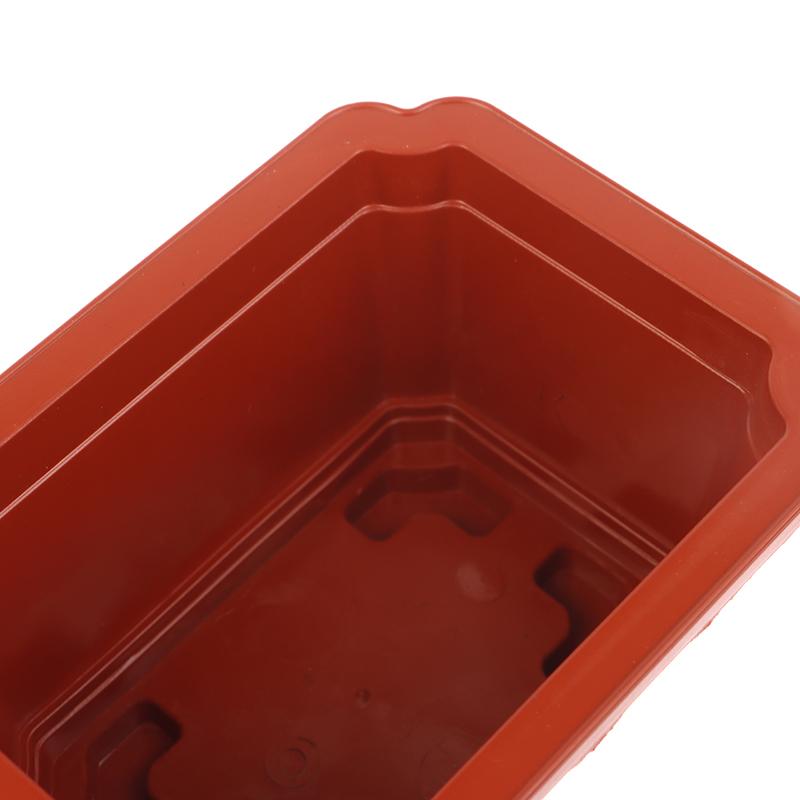 5 Adet Saksı Dikdörtgen Klasik İç Mekan Bitkileri Fide Plastik Bonsai Ev Ofis Kaktüs Saksısı Çiçek Saksısı Bahçecilik Saksısı