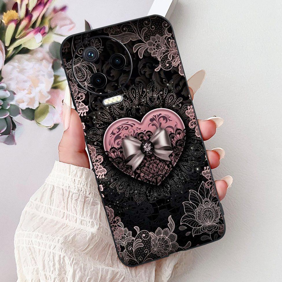 For Infinix Note 12 Pro 4G Case X676B Silicone Cute Cat Fashion Flowers Painted Cover For Inifnix Note 12 Pro Phone Case Bumper