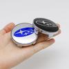 4 Stück 56MM Auto Radnabenabdeckung Aufkleber 60mm Nabenkappe Emblem für Subaru Outback Legacy Forester Impreza Tribeca WRX DRL XV STI