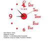 Luminous Wall Clock Modern Design Easy to Install Battery Powered Silent DIY Wall Clock Decoration for Living Room