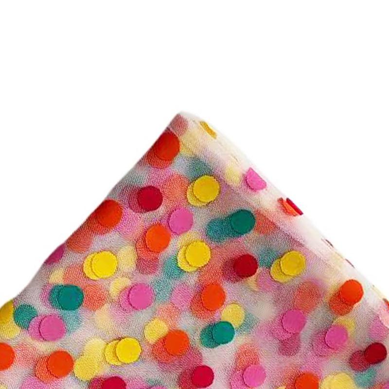 

50X150см Тюль Цветочная Бумага DIY Сетка Ткань Дофамин Горошек Рукоделие Упаковка Букета Красочная Цветочная Упаковка 50CM*1.5M