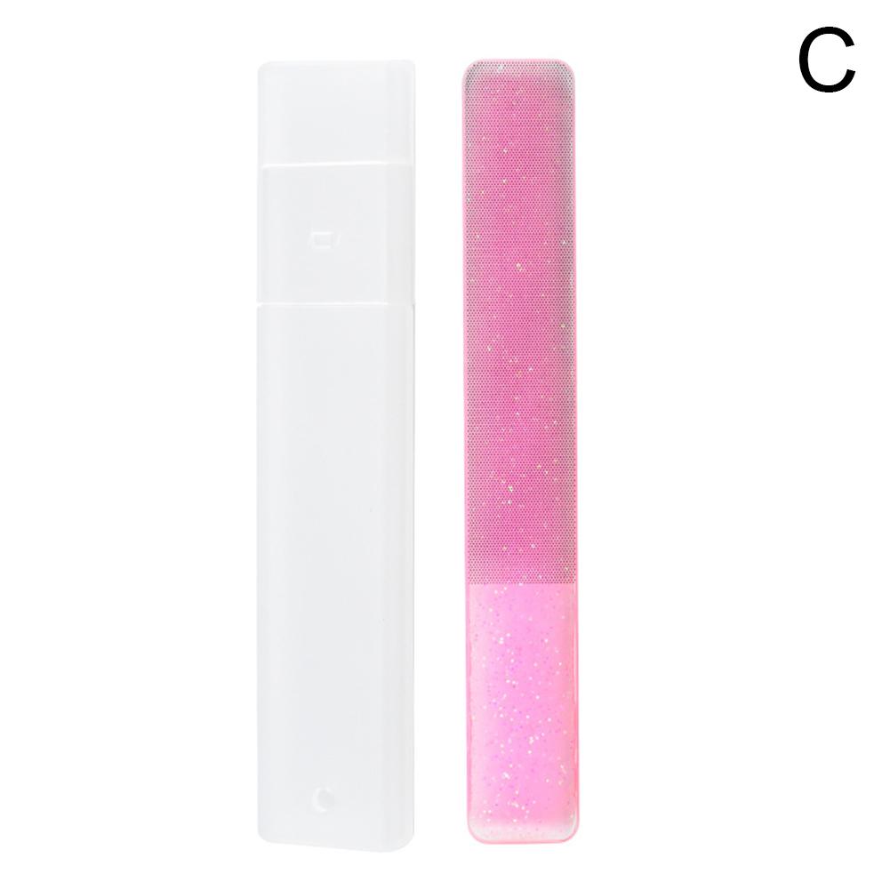 Crystal Nail Shiner Nano Glass Nail File Transparent Crystal Nail Polish Rubbing Strip Polishing Tool For Nail Art And Pedicures