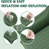 Double Self-Inflating Mattress Air Mat, Foldable, Inflatable, Outdoor, Sleeping, Camping, Bed for Travel, Hiking