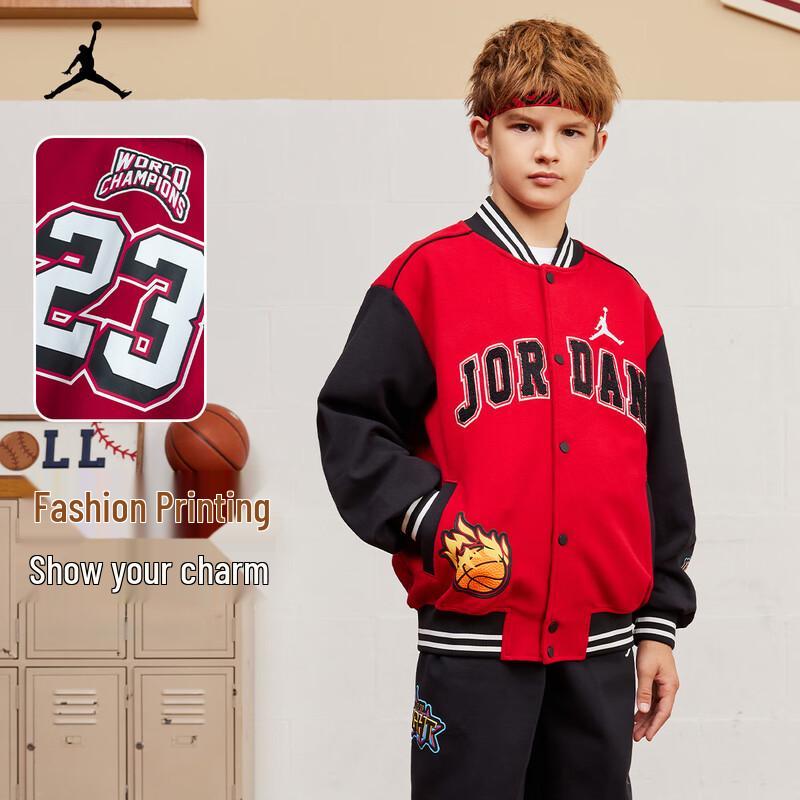 Jordan AJ Kids No. 23 Trendy Baseball Jacket 110 (104-110cm)