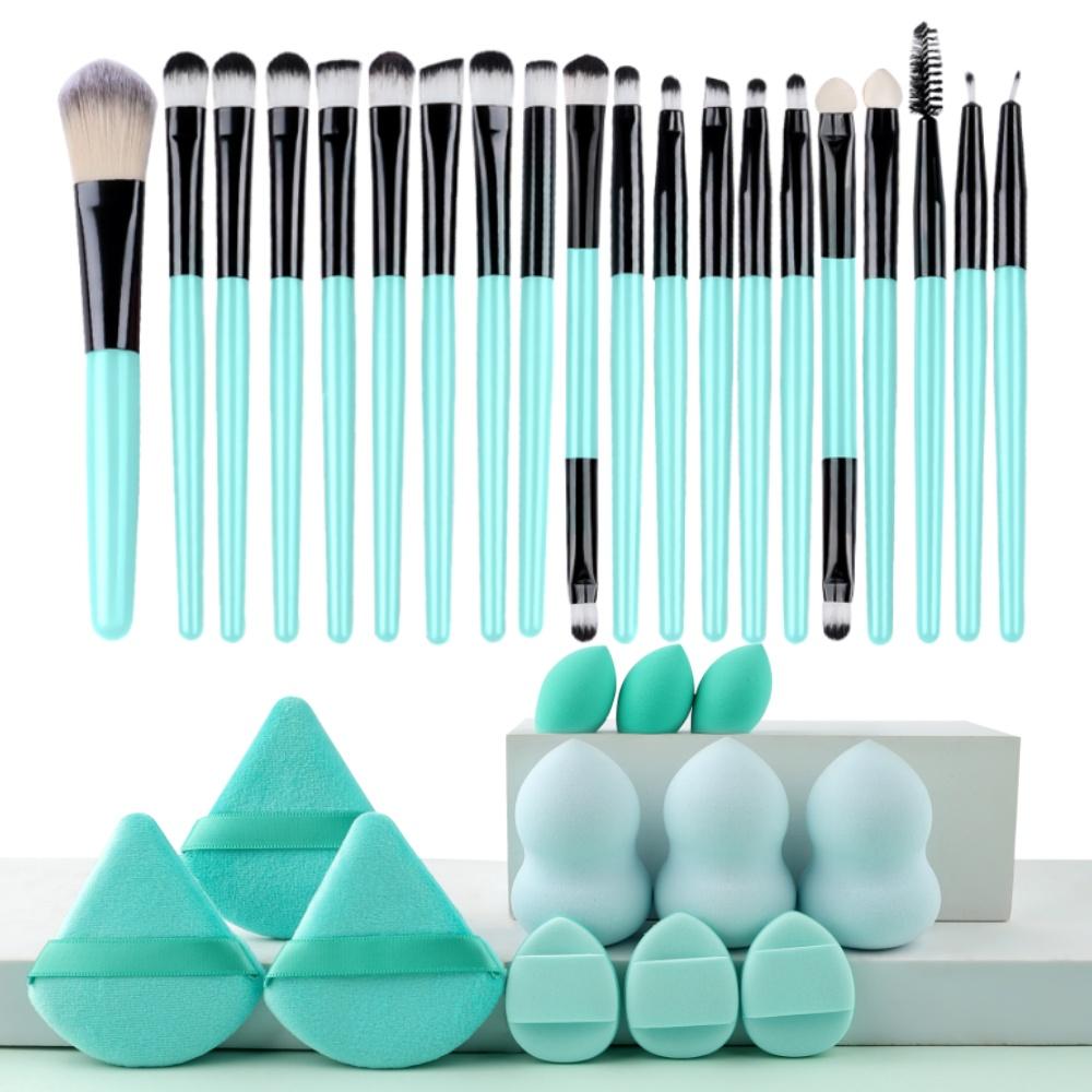 Set Pennelli Trucco Premium Sintetici Kabuki Fondotinta Correttori Cipria Fard Miscelazione Viso Occhi Set Pennelli