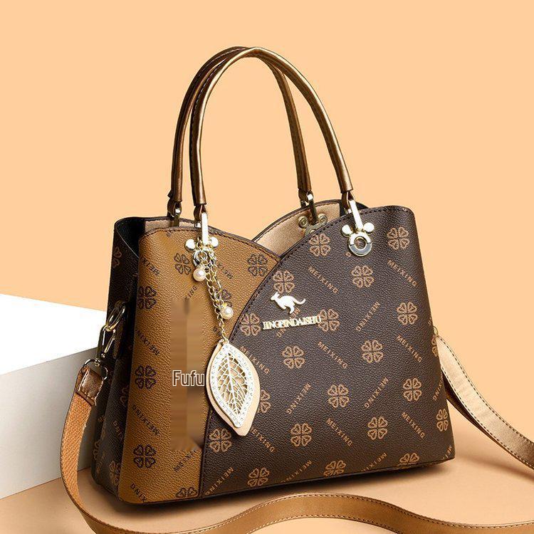 

Women s High-End Soft Print Tote & Crossbody Bag