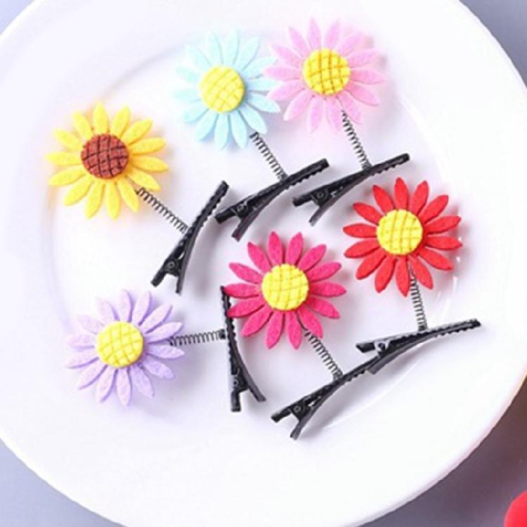 10PCS Cartoon Shape Spring Hairpin for Women Comfortable Hair Clip Girl Traveling Photography Hair Clip Multiple Color
