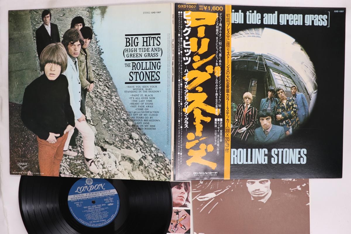 

LP Record ROLLING STONES Big Hits High Tide And Green Grass GXD1007 LONDON 1976 Japan Obi Rock Used