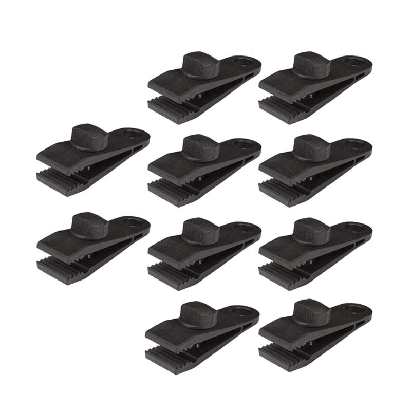 10 Stück Zeltclip Plane Clip Klemme Camping Schloss Griff Zeltclip Markisen Windseil Klemme Schwerlast Planenclip Set