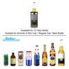 PATIKIL Slim Can 16oz Skinny Can Insulated Beer Sleeve Beverage Holder for Regular Cans and Black Cooler, Beer, Soda, Coffee, Bottles,