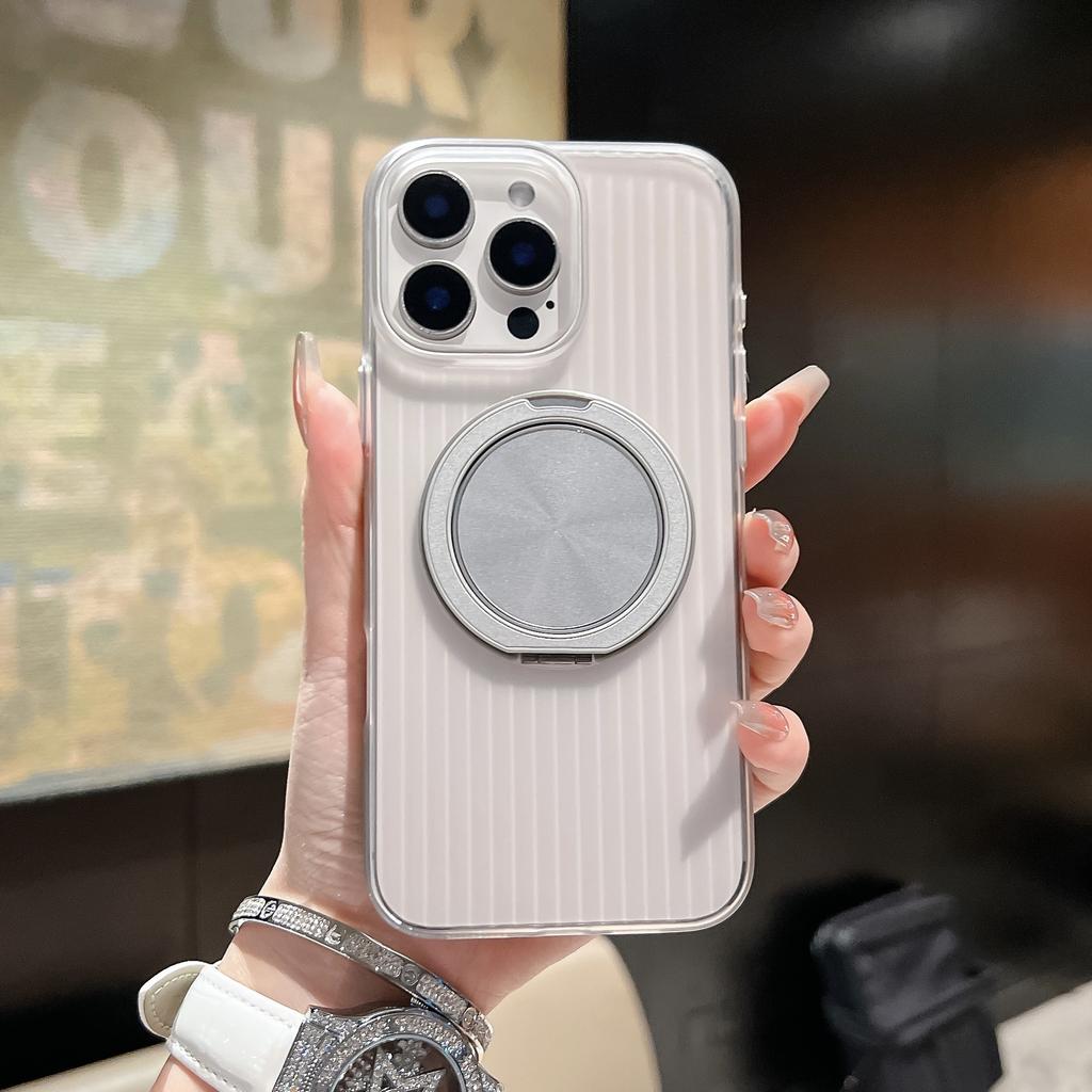 A 360-degree Rotating Stand for IPhone16E Phone Cases and A Corrugated Magnetic Large Hole Protective Case for Apple 15 ProMax