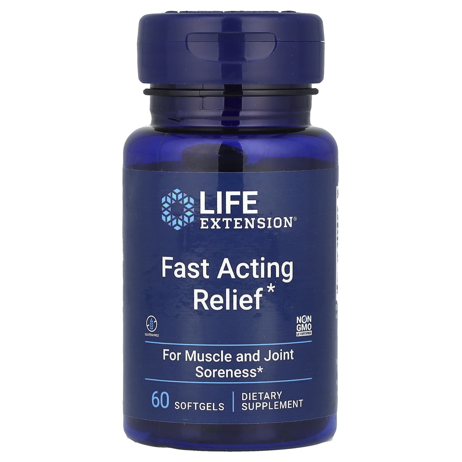 

Life Extension, Fast Acting Relief, 60 softgels