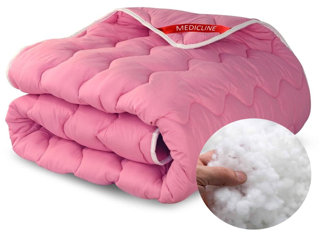 Pillow + Duvet Set All Year Round Pink Microfiber