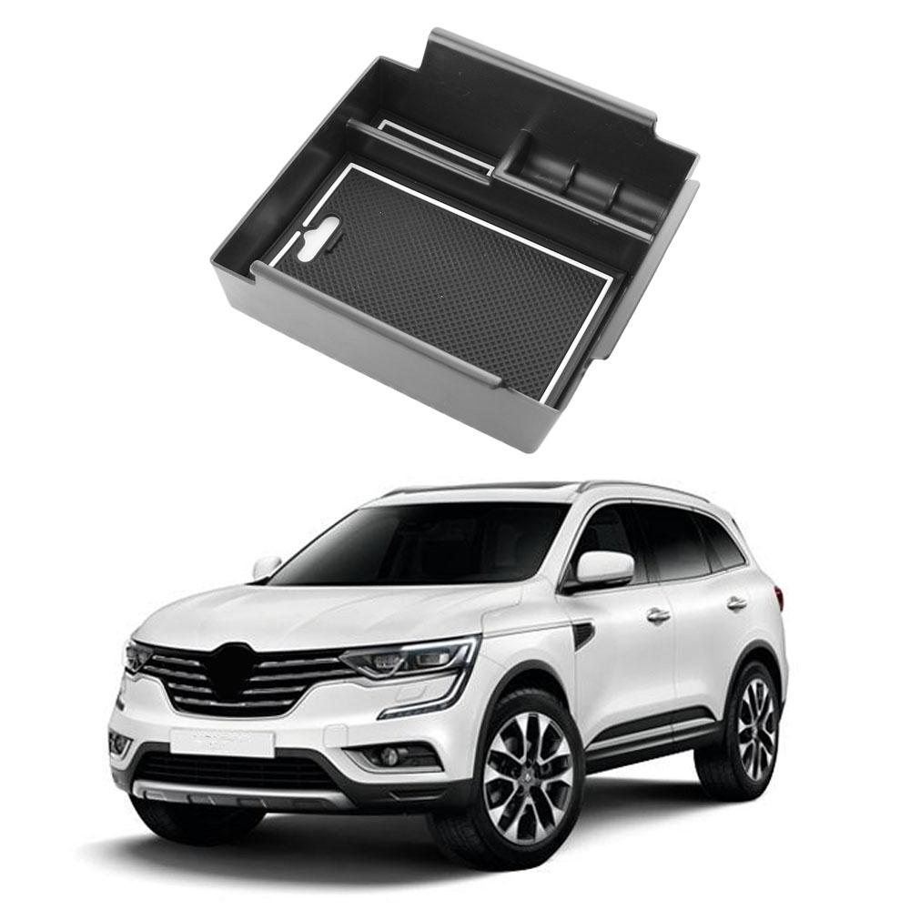 Para Renault KOLEOS QM6 2016-2020 Caja de Almacenamiento Central para Reposabrazos de Coche Contenedor de Guantera Bandeja de Consola Central Accesorios Interiores