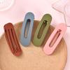 Morandi Large Hairpin: Korean Duckbill Claw Clip for Bangs and Updos