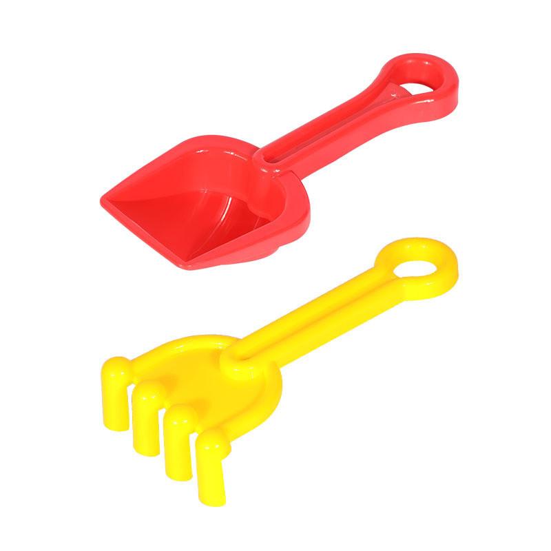 Children's Beach Toy Set With Shovel And Rake For Sand Play Fun Outdoor Toys Pp Material
