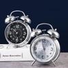 Twin Bell Loud Alarm Clock with Night Light Metal Frame Battery Operate Loud Desk Table Alarm Clock for Bedrooms Bedside Gifts