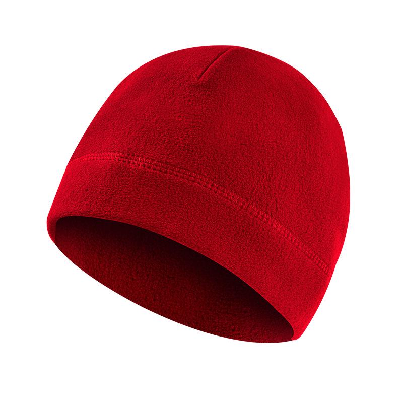 Men's and Women's Windproof Fleece Cycling Hat Set for Autumn and Winter