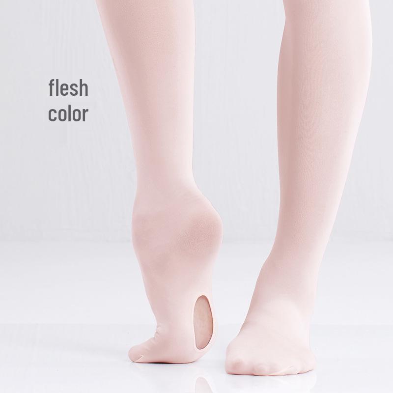 

Детские балетные гольфы выше колена - Летние тонкие белые колготки с отверстиями L (Height 125-140cm)