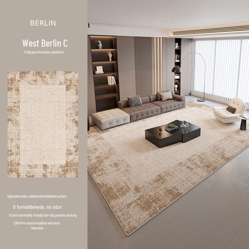2025 Italian Minimalist Luxury Carpet: Dirt-Resistant & Easy-Care for Living Room, Autumn/Winter