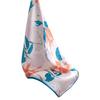 Spring and Summer New Travel Sunscreen Versatile 100% Silk Small Square Scarf Floral Printing Neck Small Square Scarf