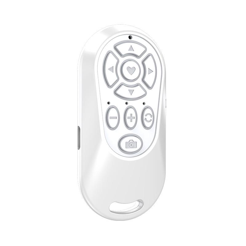 Bluetooth Remote Controller for Video Browsing, Photo Liking, Zooming, and E-book Navigation.