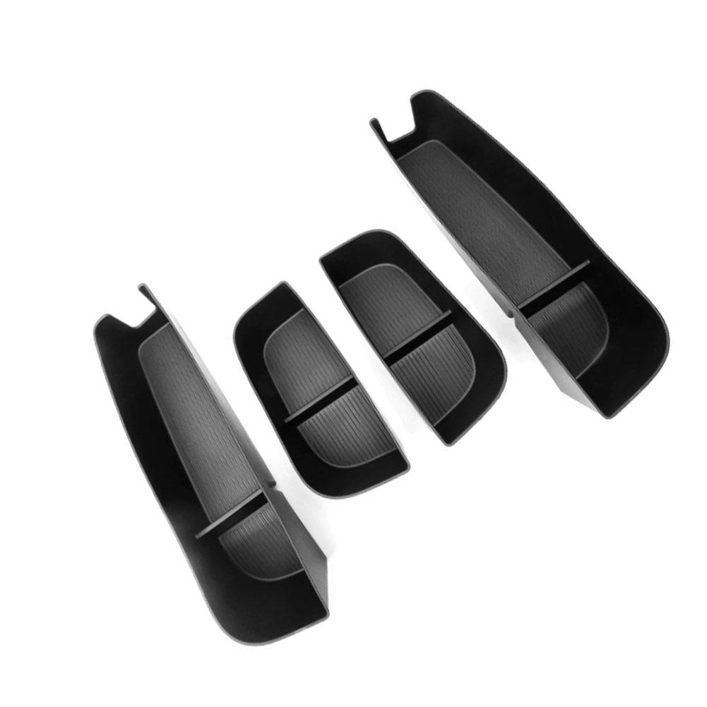 4PCS Door Side Storage Box Front Rear Door Handle Armrest Tray Organizer For XPENG For G6 For G7 2025-2025 TPE