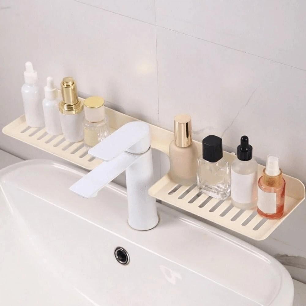 Water Drainage U Shaped Countertop Storage Rack Wall Mounted Kitchen Storage Rack Washstand