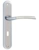 Zorba Nickel-Chrome 90 Door Handle For Cylinder - Mp Kl Vz9Yc