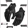 Unisex Windproof Retro Motorcycle Gloves for Winter Riding